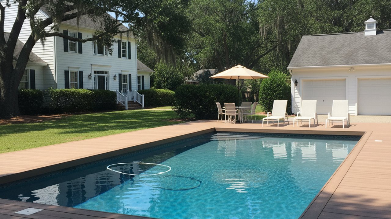 Deck Resurfacing completed by Paradise Deck Solutions in D'Iberville, MS