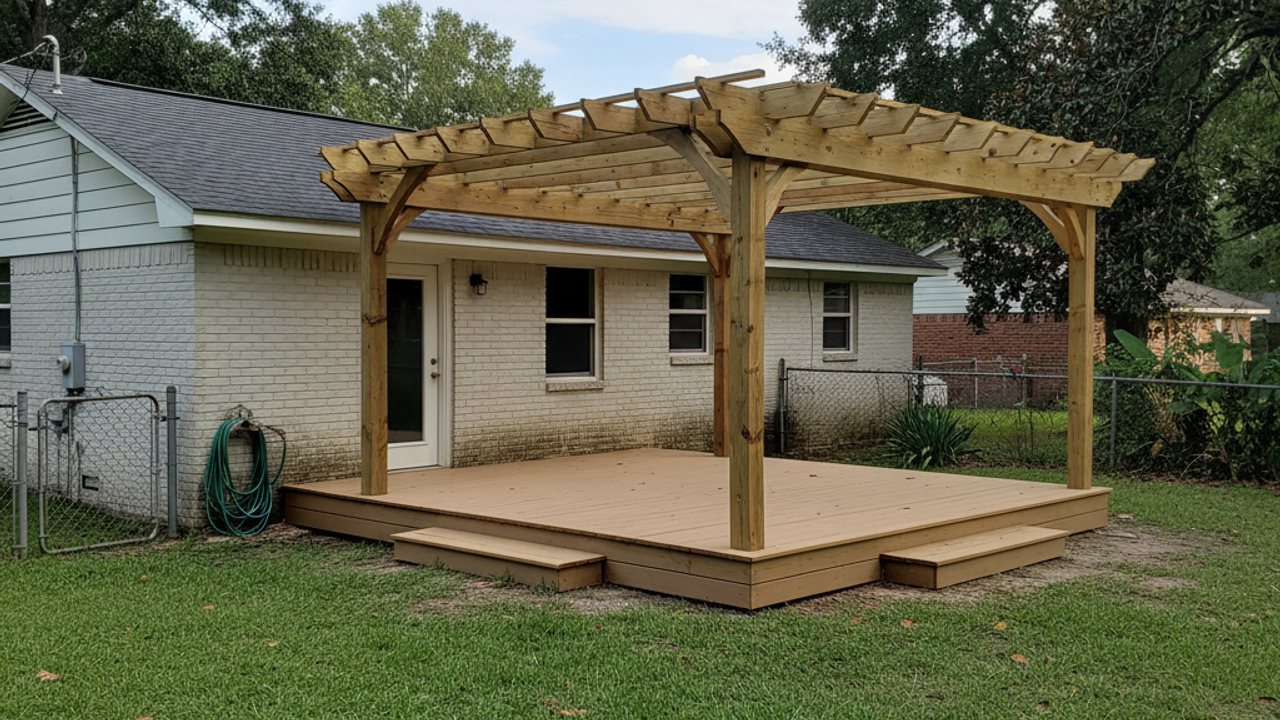Deck Repair completed by Paradise Deck Solutions in Vancleave, MS