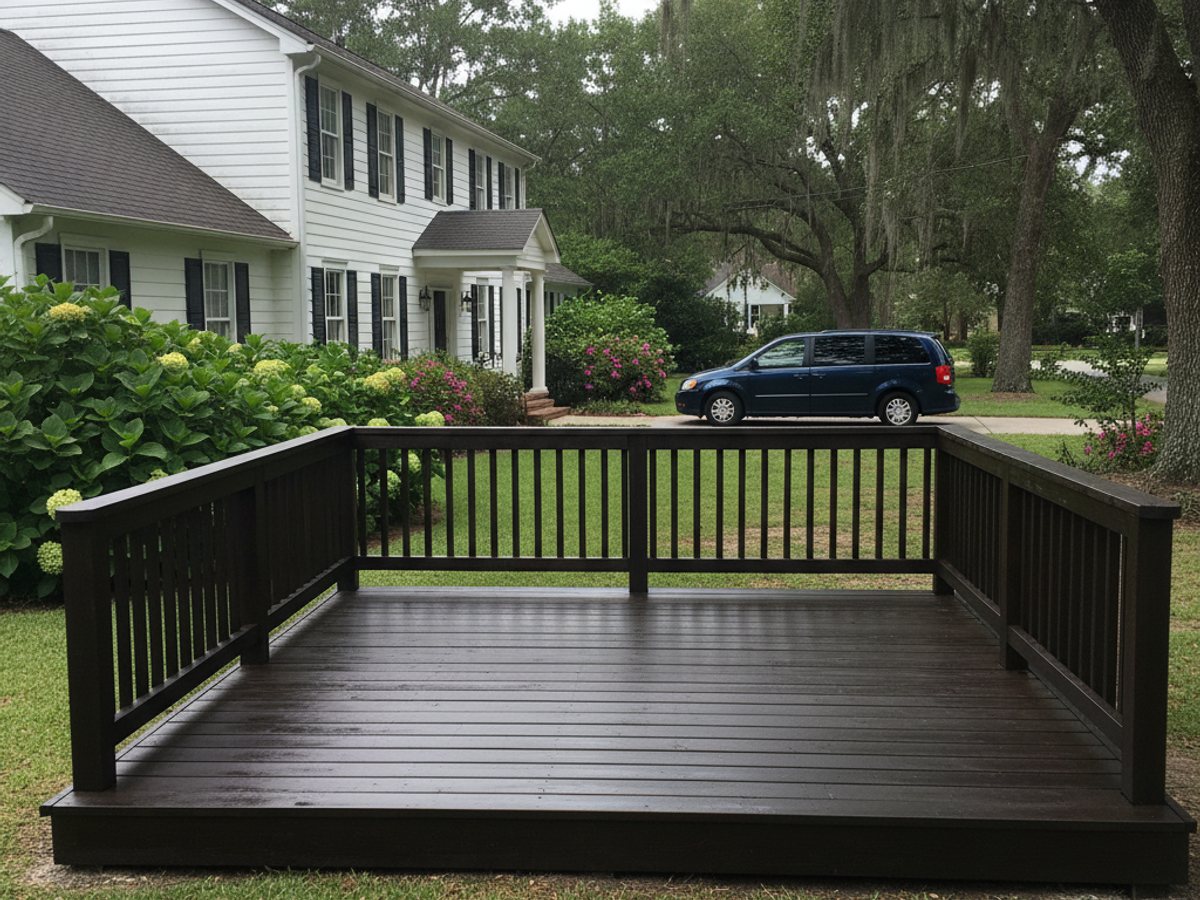 Composite Decking Installation completed by Paradise Deck Solutions in Pascagoula, MS