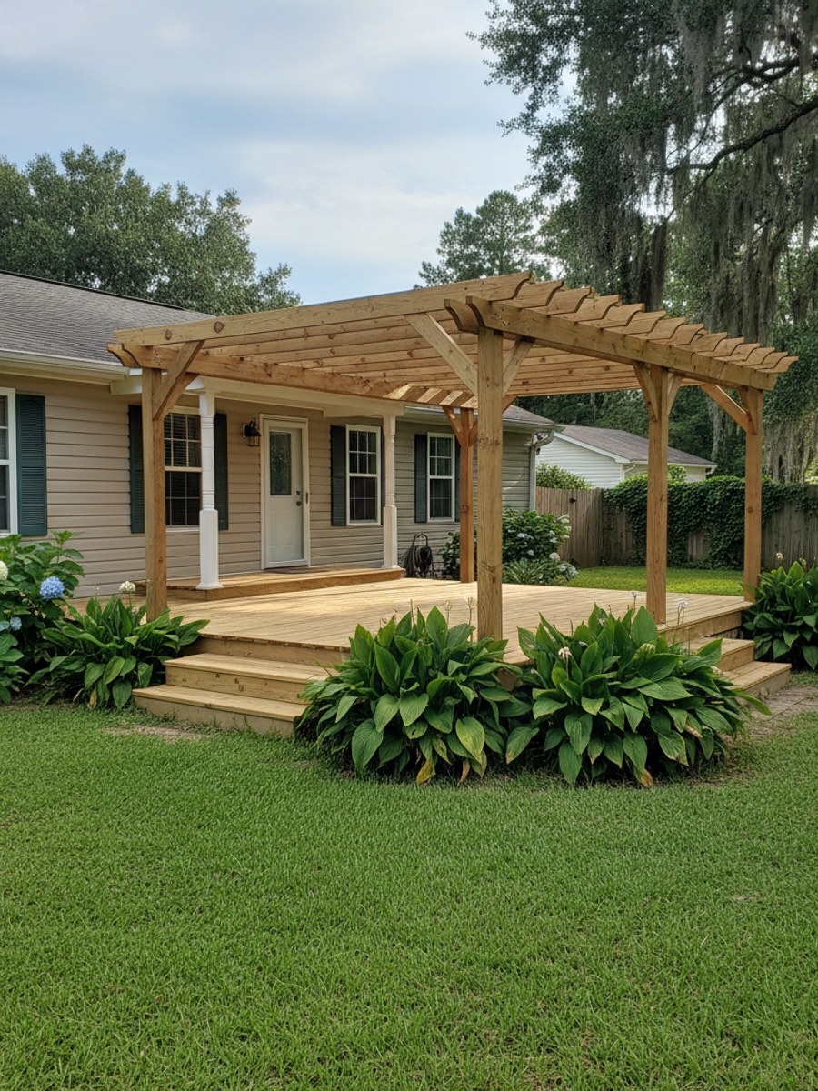 Deck Installation completed by Paradise Deck Solutions in Lucedale, MS