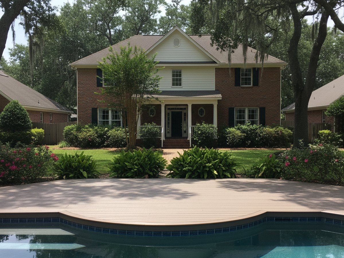 Composite Decking Installation completed by Paradise Deck Solutions in Biloxi, MS
